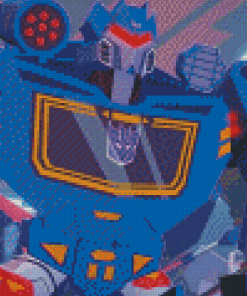 Soundwave Transformers Character Diamond Painting