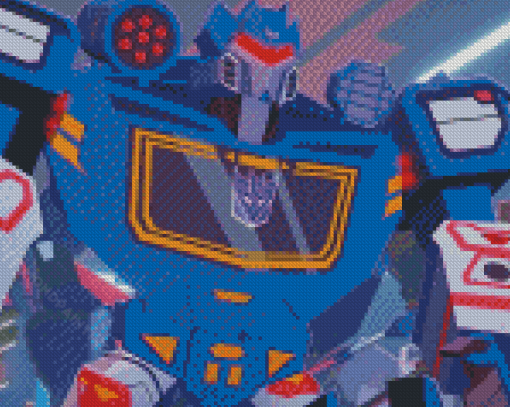 Soundwave Transformers Character Diamond Painting