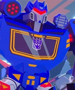 Soundwave Transformers Character Diamond Painting