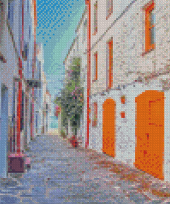 Spain Cadaques Old Town Diamond Painting