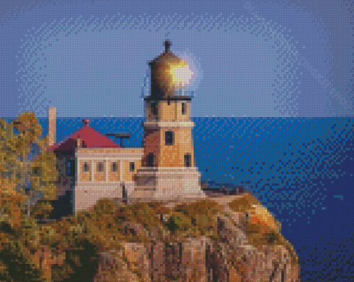 Split Rock Lighthouse Diamond Painting