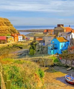 Staithes England Diamond Painting