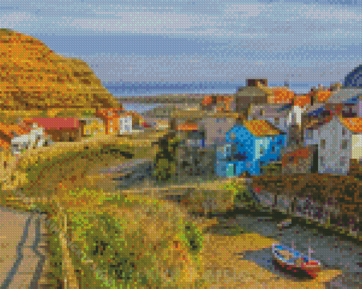 Staithes England Diamond Painting