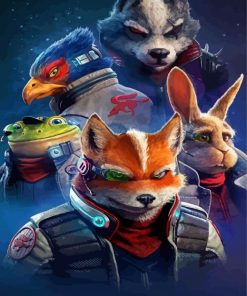 Star Fox Characters Diamond Painting