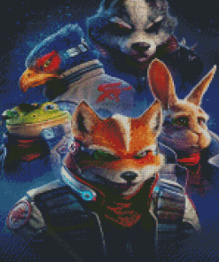 Star Fox Characters Diamond Painting