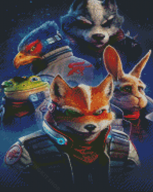 Star Fox Characters Diamond Painting