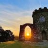 Sunrise Old John Tower Bradgate Park Diamond Painting