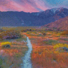 Sunset At Pacific Crest Trail Diamond Painting