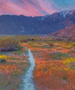 Sunset At Pacific Crest Trail Diamond Painting