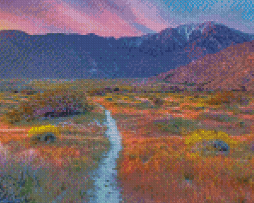 Sunset At Pacific Crest Trail Diamond Painting