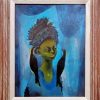 Surrealist Black Woman With Bird Diamond Painting