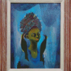 Surrealist Black Woman With Bird Diamond Painting