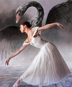 Swan Lake Ballerina Girl Dancer Diamond Painting