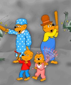 The Berenstain Bears Fight Diamond Painting