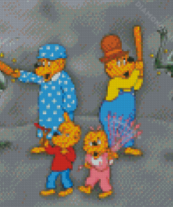 The Berenstain Bears Fight Diamond Painting