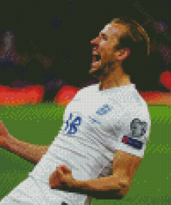 The Footballer Harry Kane Diamond Painting