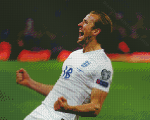 The Footballer Harry Kane Diamond Painting