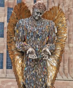 The Knife Angel Sculpture Diamond Painting