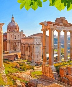 The Roman Forum Diamond Painting