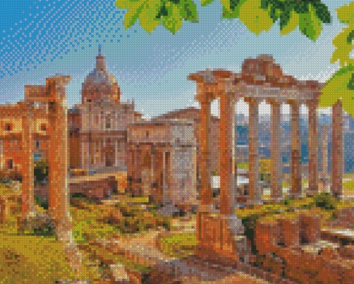 The Roman Forum Diamond Painting