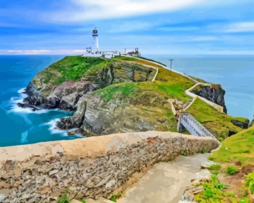 The South Stack Island Diamond Painting