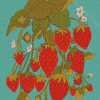 Vintage Strawberry Diamond Painting