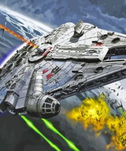 The Millennium Falcon Star Wars Diamond Painting