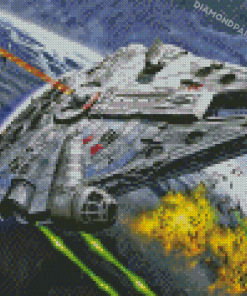 The Millennium Falcon Star Wars Diamond Painting