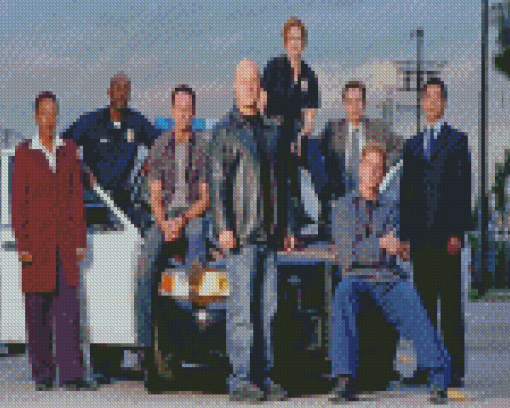 The Shield Movie Characters Diamond Painting