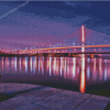 Toledo Ohio Glass City Skyway Bridge Diamond Painting