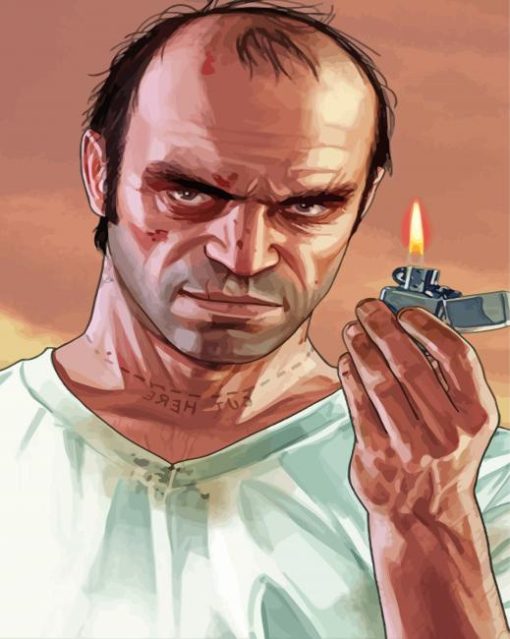 Trevor Philips Grand Theft Auto V Diamond Painting