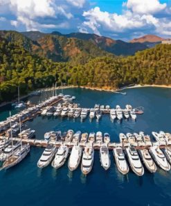 Turkey Marmaris Harbour Diamond Painting