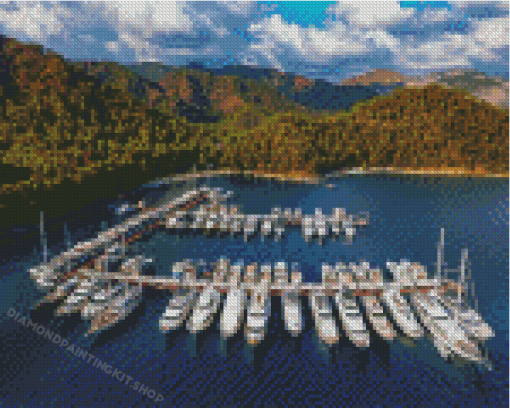 Turkey Marmaris Harbour Diamond Painting