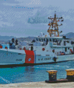 US Coast Guard Boat Diamond Painting