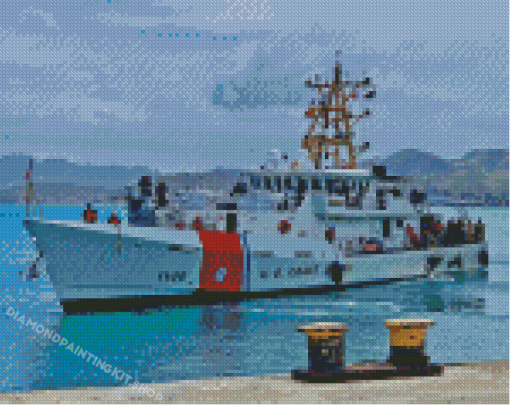 US Coast Guard Boat Diamond Painting