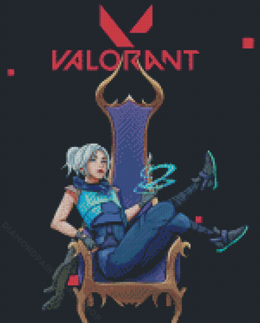 Valorant Jett Poster Diamond Painting