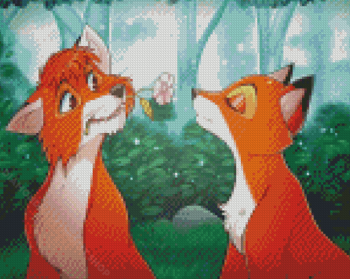 Vixey And Tod Diamond Painting