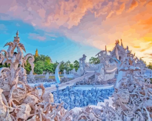 Wat Rong Khun Diamond Painting