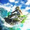 Water Jet Ski Diamond Painting