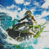 Water Jet Ski Diamond Painting