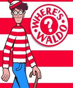 Wheres Waldo Poster Diamond Painting