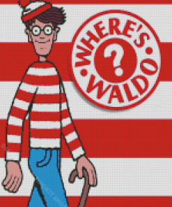 Wheres Waldo Poster Diamond Painting