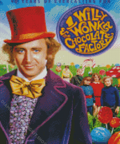 Willy Wonka And The Chocolate Factory Diamond Painting