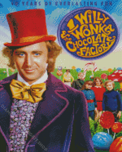 Willy Wonka And The Chocolate Factory Diamond Painting