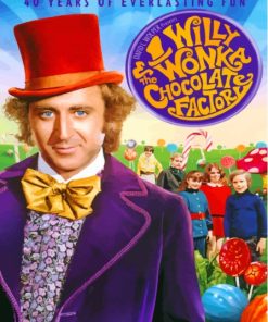 Willy Wonka And The Chocolate Factory Diamond Painting