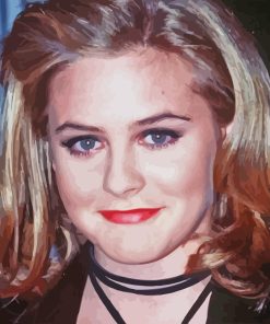 Young Beautiful Alicia Silverstone Diamond Painting