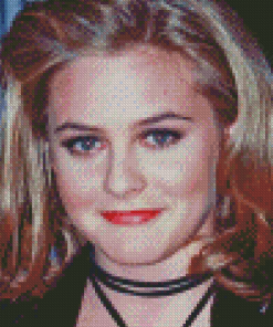 Young Beautiful Alicia Silverstone Diamond Painting