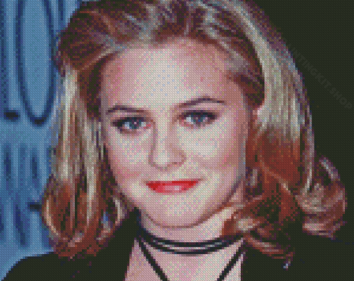 Young Beautiful Alicia Silverstone Diamond Painting