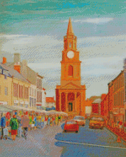 Abstract Berwick Upon Tweed Diamond Painting