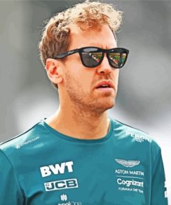 Aesthetic Sebastian Vettel Diamond Painting